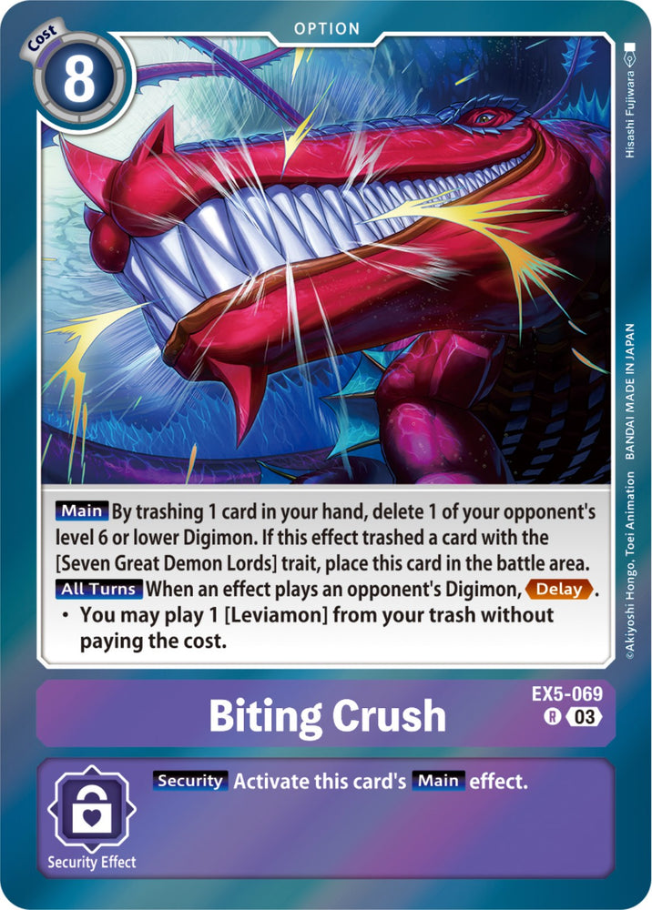 Biting Crush [EX5-069] [Animal Colosseum]