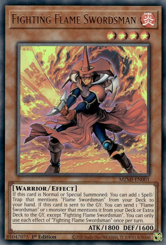 Fighting Flame Swordsman [MZMI-EN001] Ultra Rare