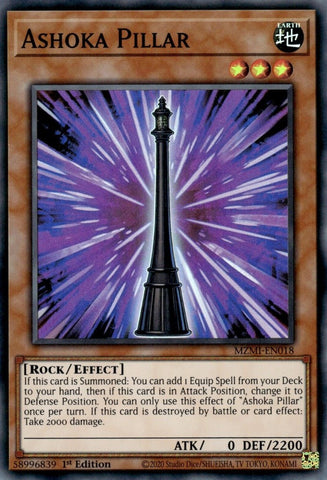 Ashoka Pillar [MZMI-EN018] Super Rare