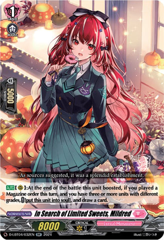 In Search of Limited Sweets, Mildred (D-LBT04/032EN) [Lyrical Monasterio: Trick or Trick!]