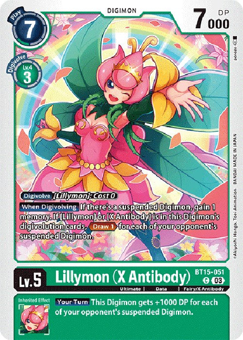Lillymon [BT15-051] (X Antibody) [Exceed Apocalypse]