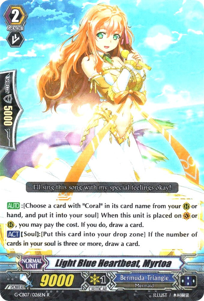 Light Blue Heartbeat, Myrtoa (G-CB07/026EN) [Divas' Festa]