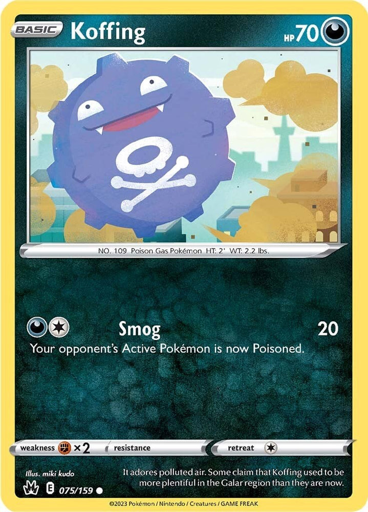 Koffing (075/159) [Sword & Shield: Crown Zenith]