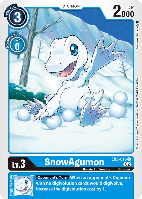 SnowAgumon [EX3-016] [Draconic Roar]