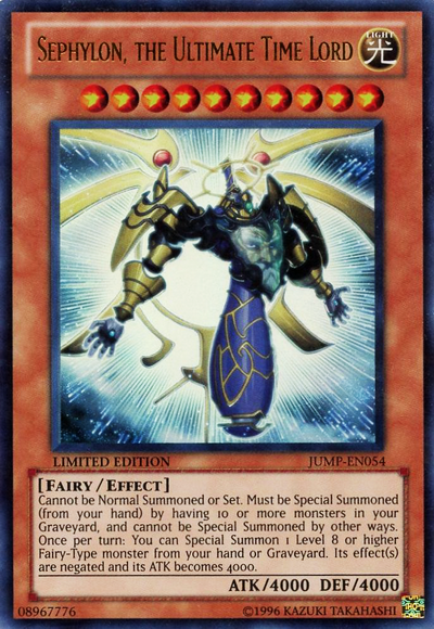 Sephylon, the Ultimate Time Lord [JUMP-EN054] Ultra Rare