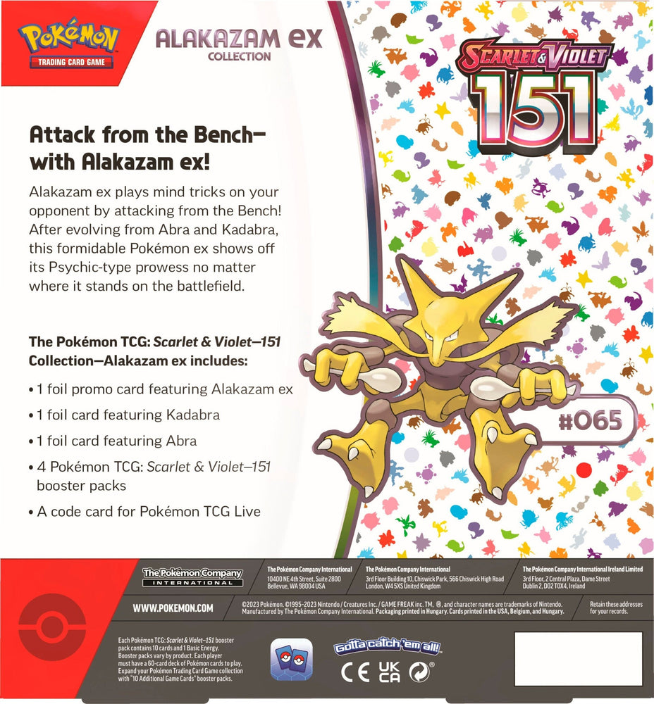 Scarlet & Violet: 151 - Alakazam ex Collection Box