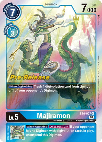 Majiramon [BT6-027] [Double Diamond Pre-Release Cards]
