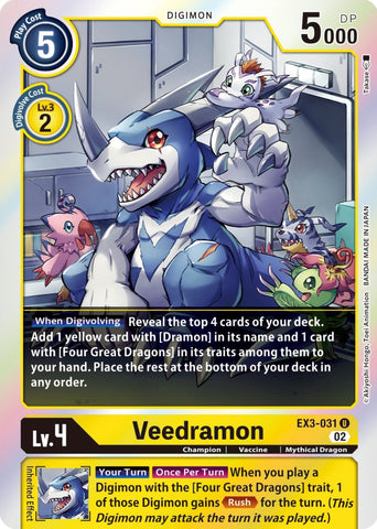 Veedramon [EX3-031] (Alternate Art) [Draconic Roar]
