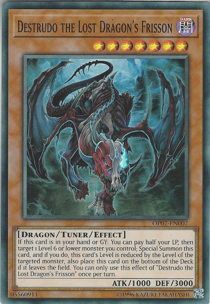 Destrudo the Lost Dragon's Frisson [OP07-EN007] Super Rare