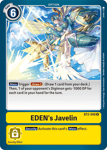Eden's Javelin [BT2-098] [Release Special Booster Ver.1.5]