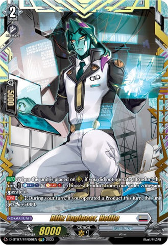 Blitz Engineer, Hoflio (FFR) (D-BT07/FFR09EN) [Raging Flames Against Emerald Storm]