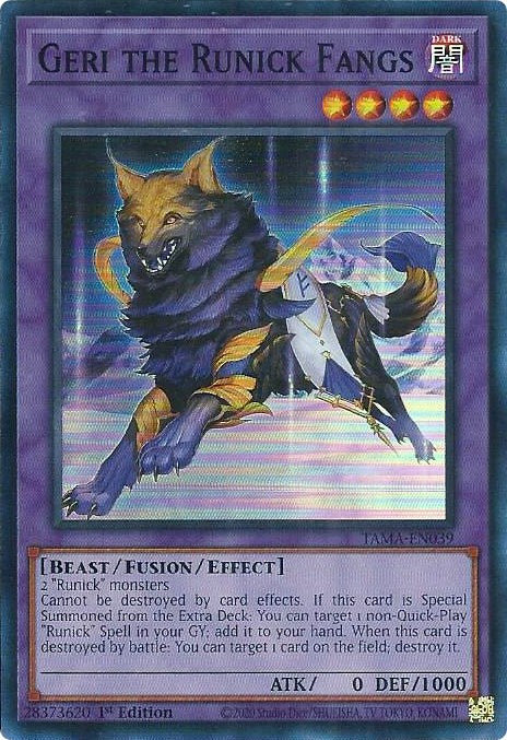 yugioh runick cards Hugin the Runick Wings - Tactical Masters