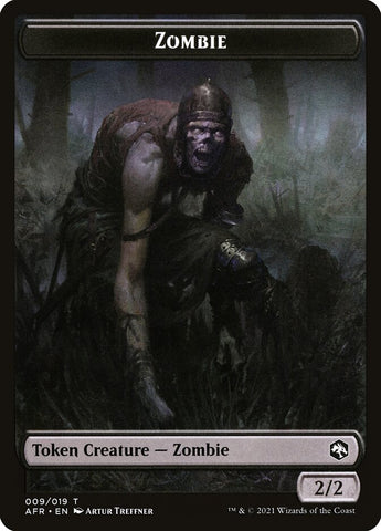 Rat // Zombie Double-sided Token [Dungeons & Dragons: Adventures in the Forgotten Realms Commander Tokens]