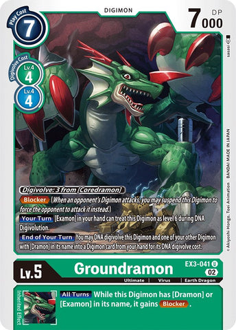 Groundramon [EX3-041] [Draconic Roar]