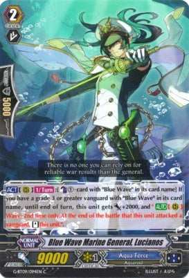 Blue Wave Marine General, Lucianos (G-BT09/094EN) [Divine Dragon Caper]