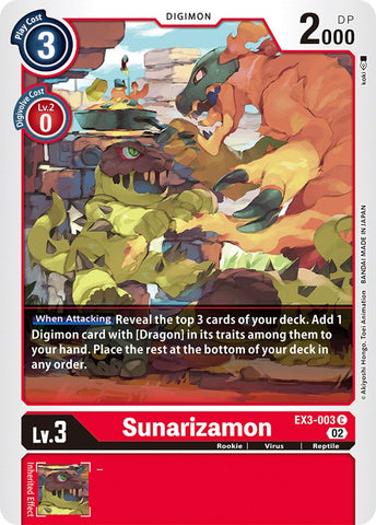 Sunarizamon [EX3-003] [Draconic Roar]