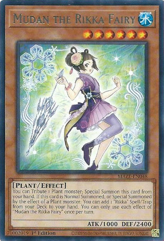 Mudan the Rikka Fairy [MAZE-EN048] Rare