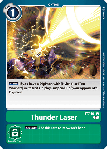 Thunder Laser [BT7-101] [Next Adventure]