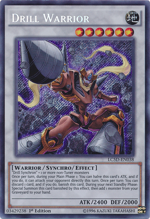 Drill Warrior [LC5D-EN038] Secret Rare