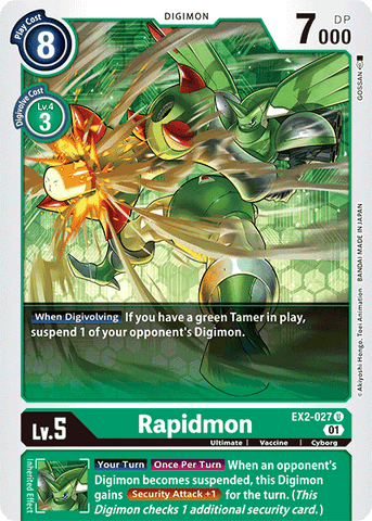 Rapidmon [EX2-027] [Digital Hazard]