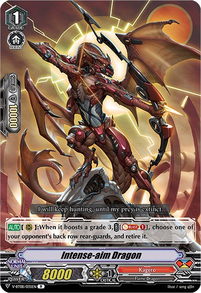 Intense-aim Dragon (V-BT08/035EN R) [Silverdust Blaze]