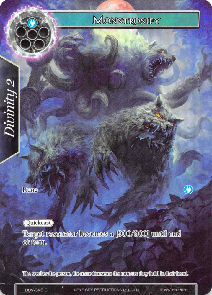 Monstrosify (Full Art) (DBV-048) [The Decisive Battle of Valhalla]